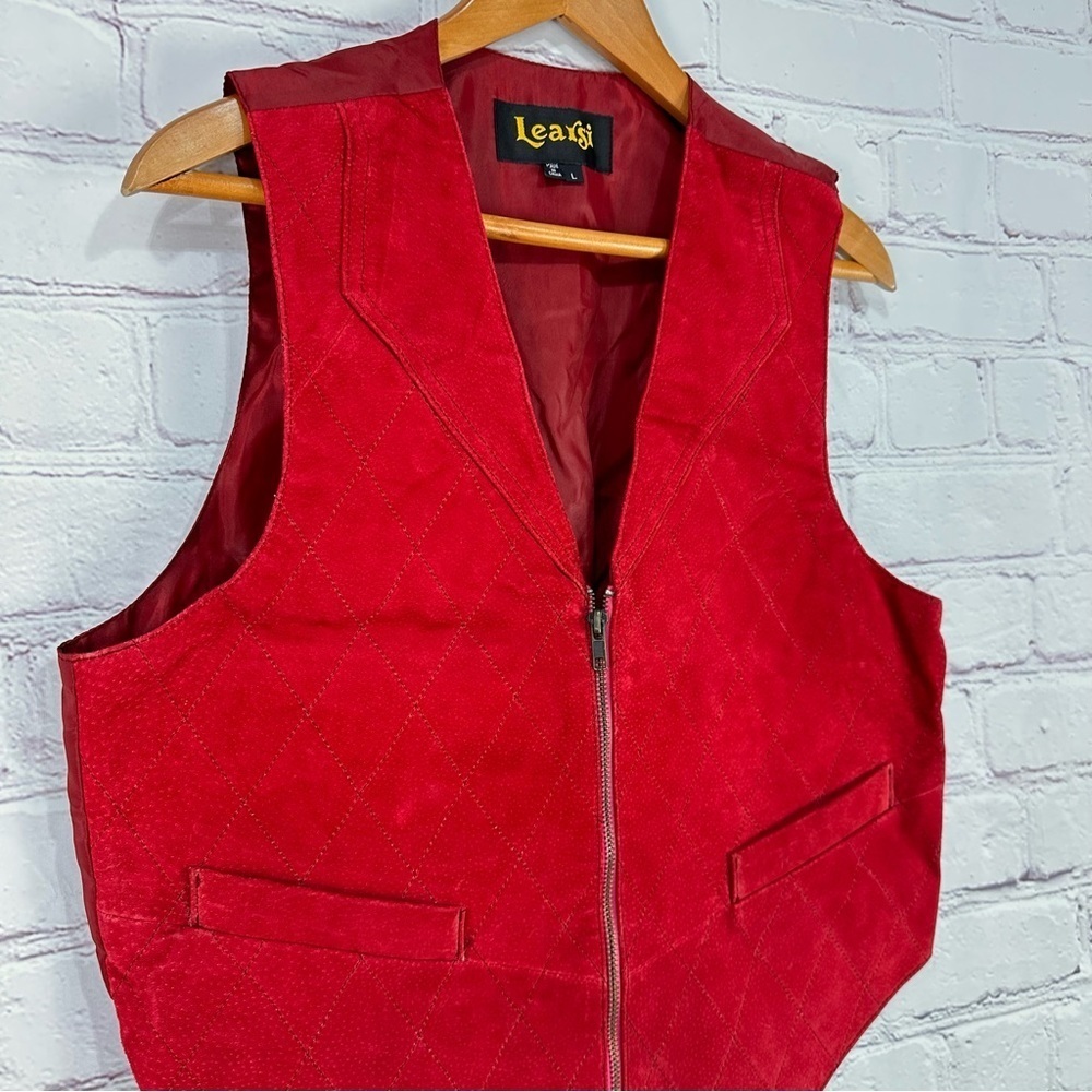 Red Quilted Women's Vest